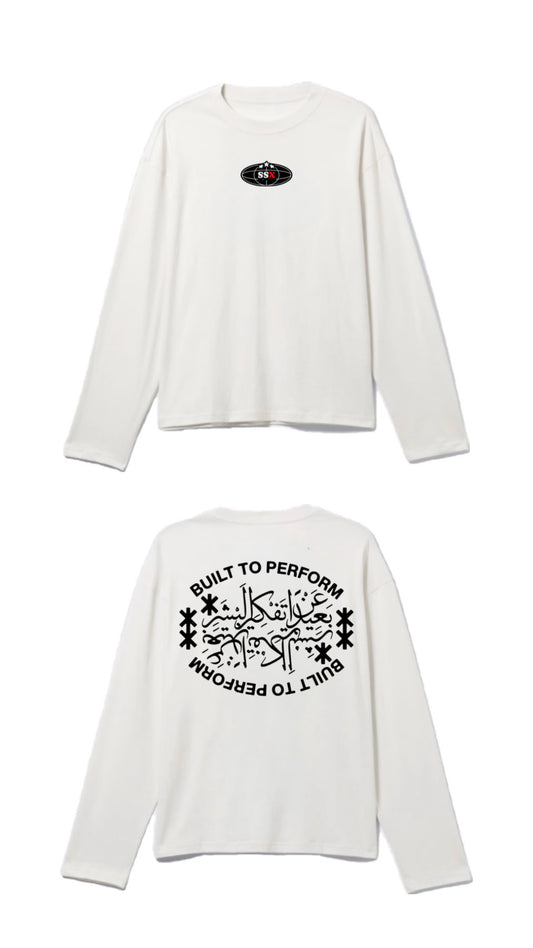 Oversize Manga Larga “BUILT TO PERFORM”