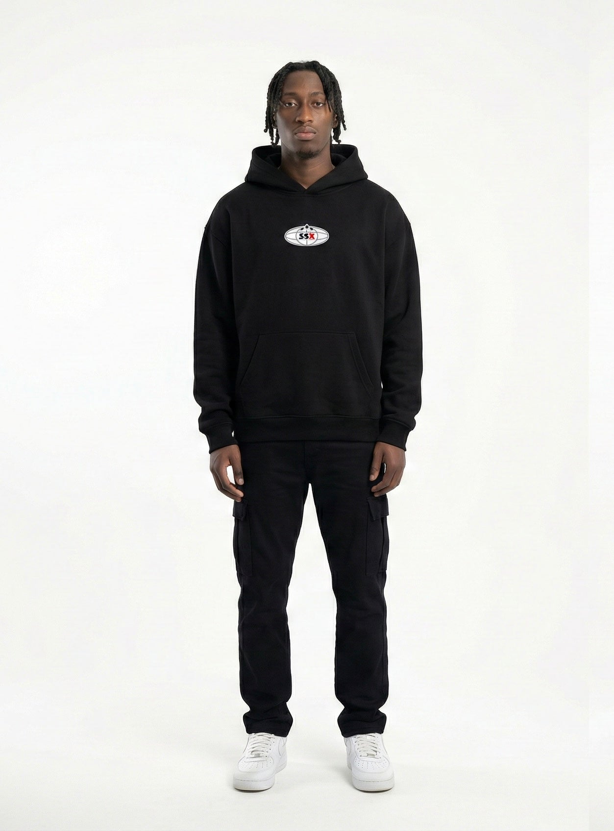 Hoodie Boxy “Born Broke Die Rich”