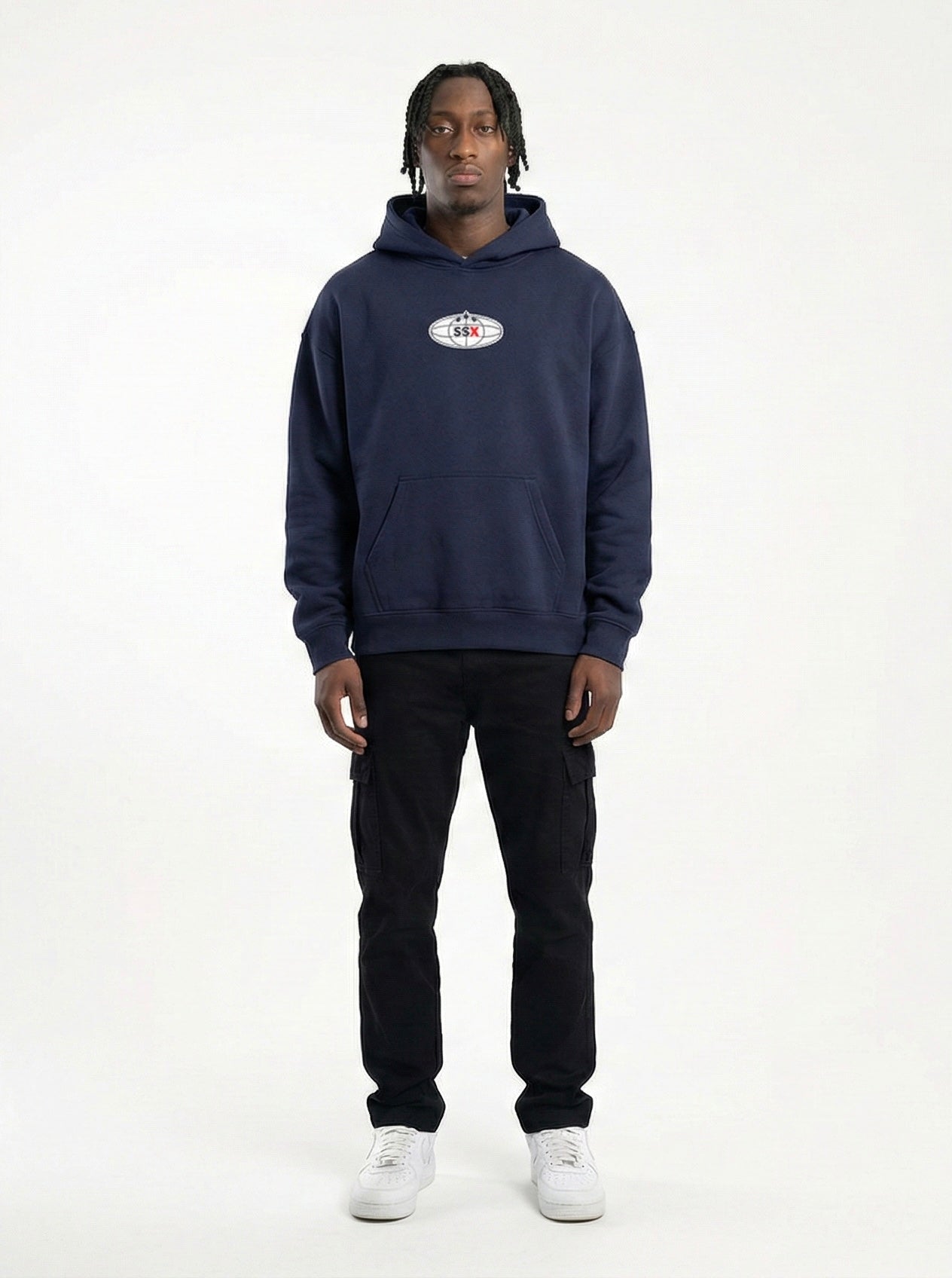 Hoodie Boxy “Born Broke Die Rich”