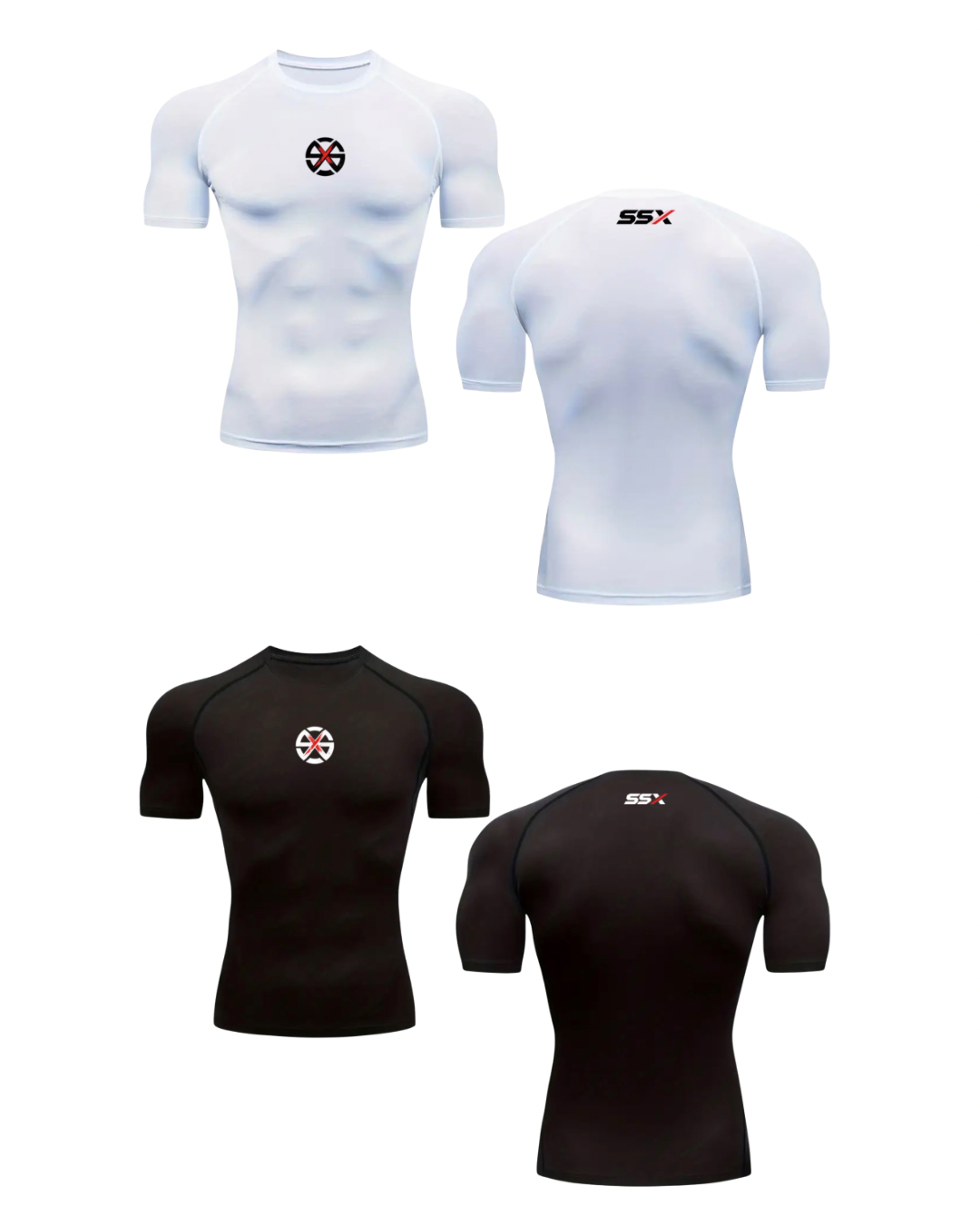 Camiseta de Compresión SSX de Manga Corta