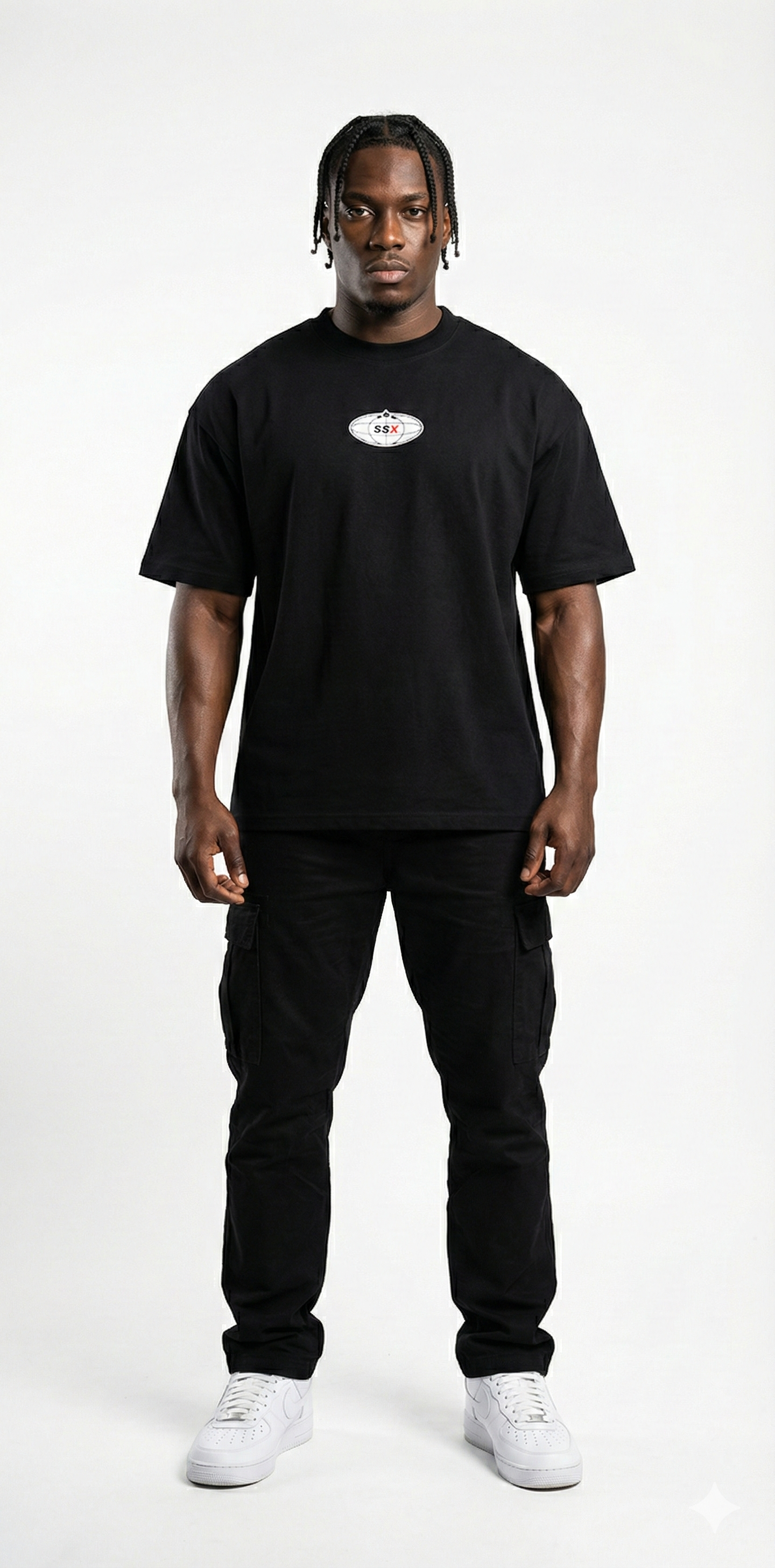 Oversize ¨Born Broke Die Rich¨