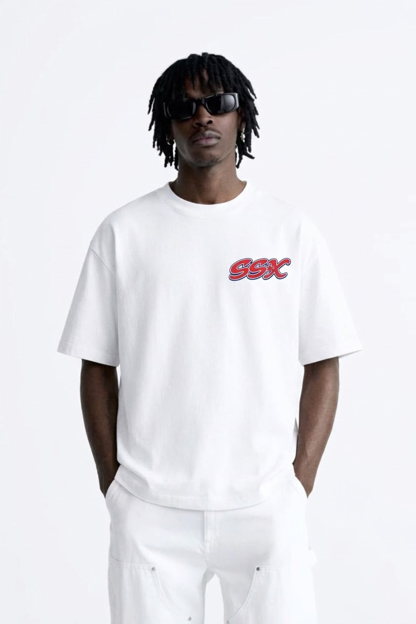 Camiseta Oversize Street Status X — Red Edition