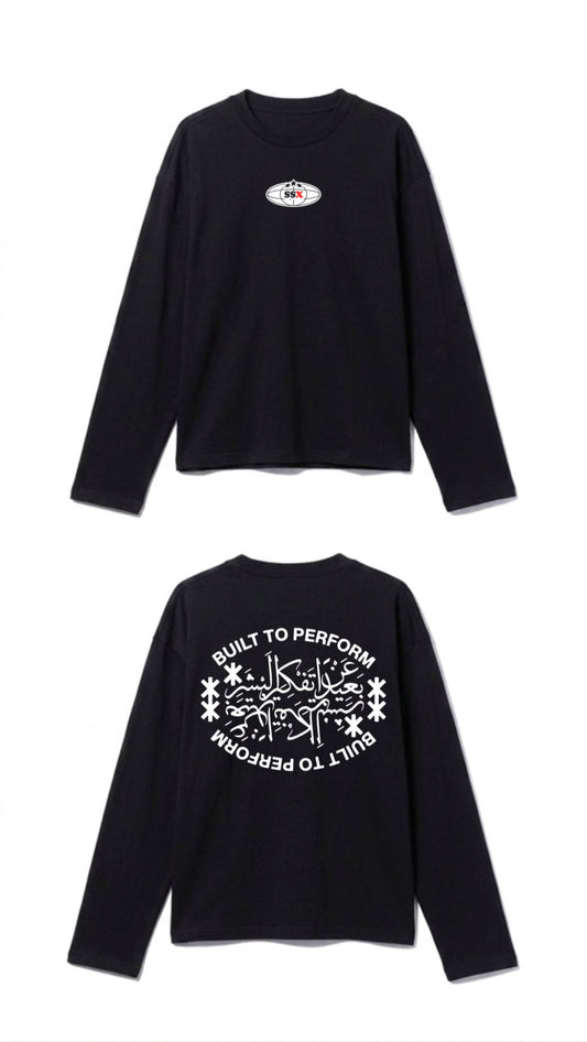 Oversize Manga Larga “BUILT TO PERFORM”